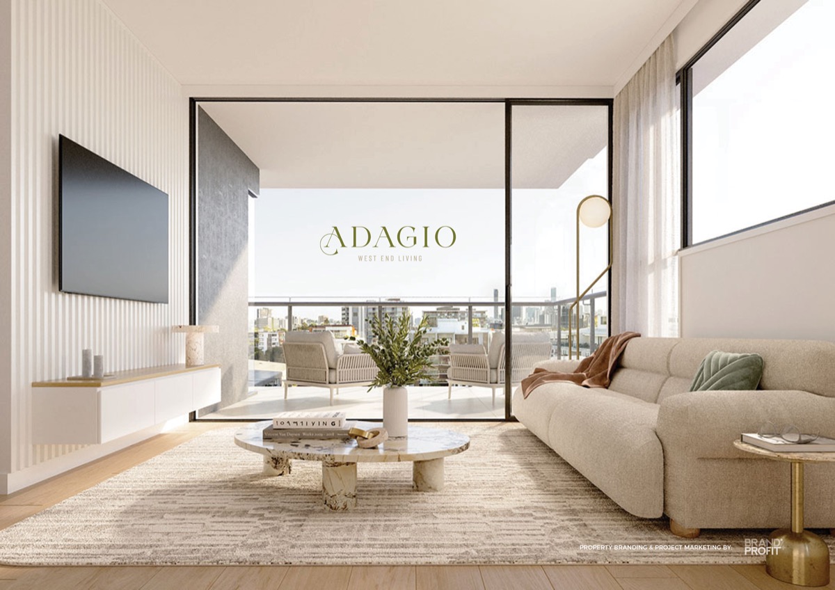 Adagio development project marketing by Brand.4.Profit