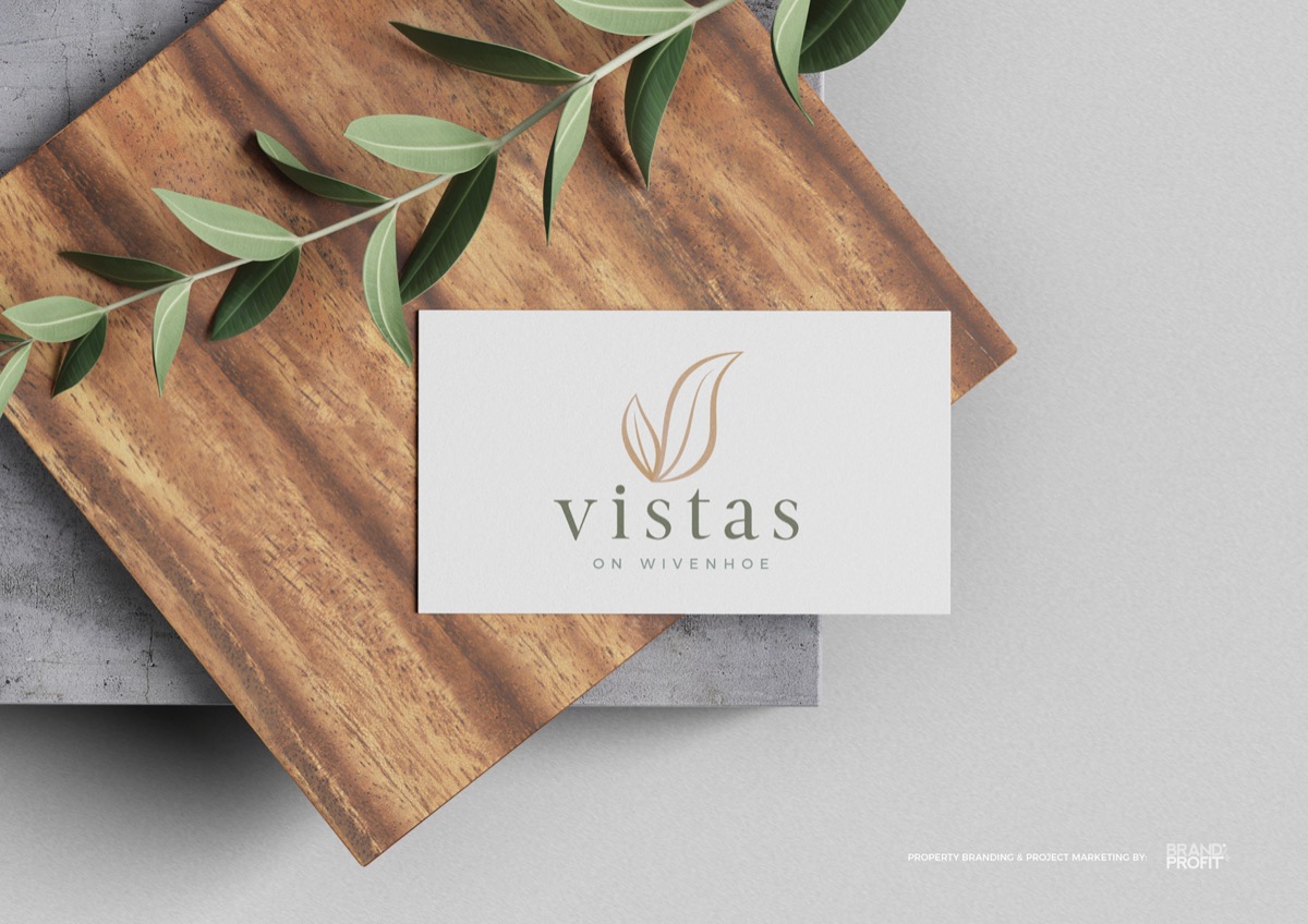 Vistas on Wivenhoe development project branding by Brand.4.Profit