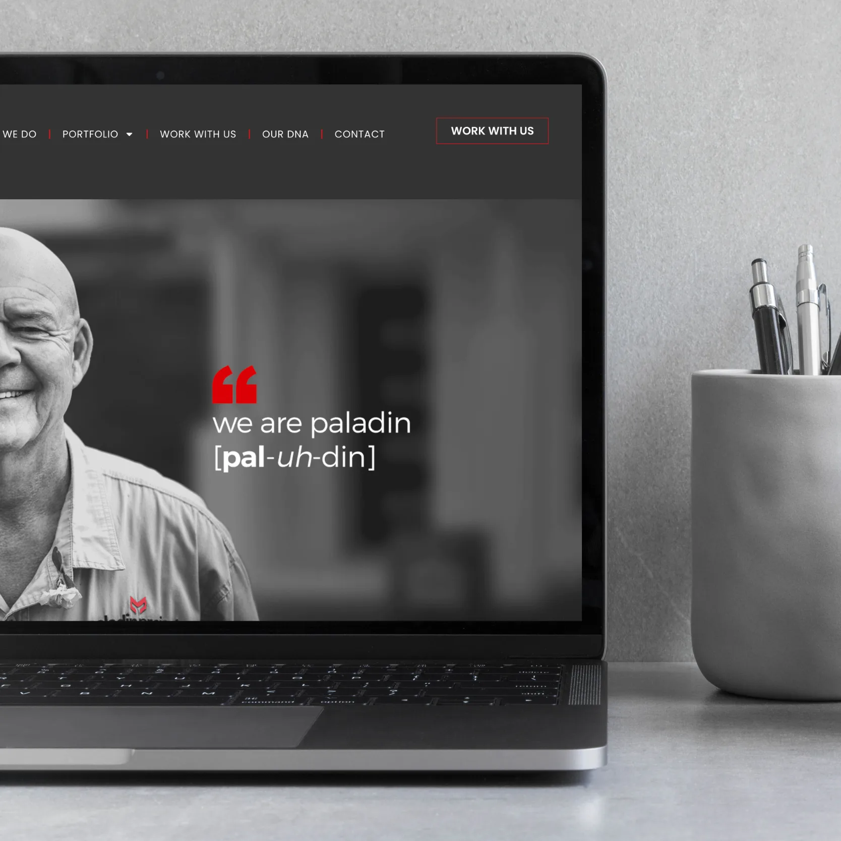 Property developer website design Brisbane — Paladin Projects by Mino Design and Digital